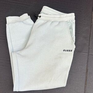 GUESS Men's Soft GREEN  Joggers SZ L